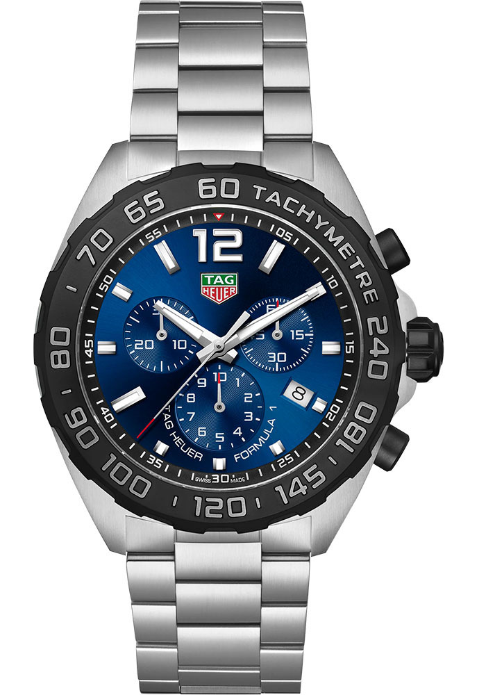 Tag Heuer Watches - Formula 1 Chronograph Quartz 43 mm - Steel - Bracelet - Style No: CAZ101AV.BA0842