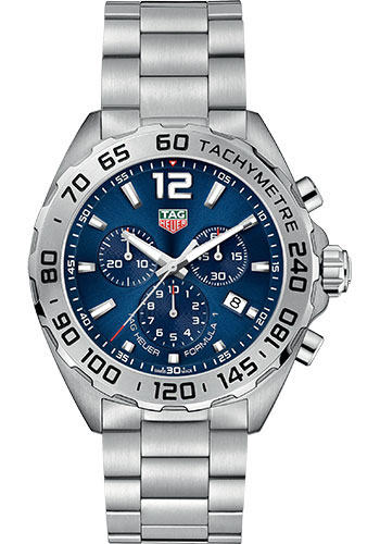 Tag Heuer Watches - Formula 1 Quartz Chronograph 43 mm - Steel - Bracelet - Style No: CAZ101K.BA0842