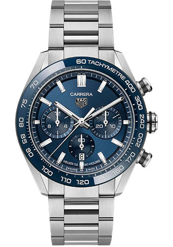 Tag Heuer Watches - Carrera Automatic Chronograph 44 mm - Steel - Bracelet - Style No: CBN2A1A.BA0643