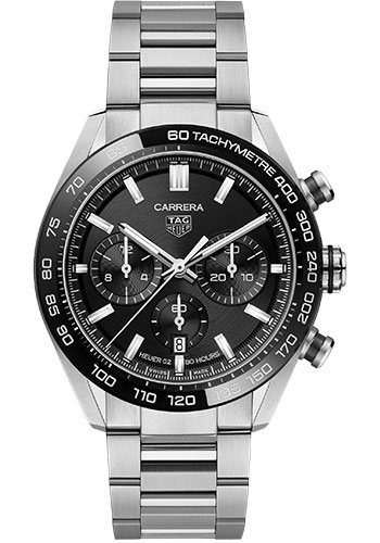Tag Heuer Watches - Carrera Automatic Chronograph 44 mm - Steel - Bracelet - Style No: CBN2A1B.BA0643