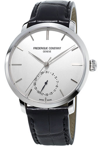 frederique constant runabout gmt silver