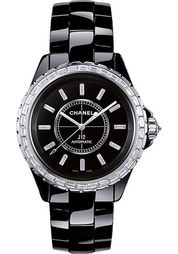 Chanel Watches - J12 Black Ceramic 38mm Automatic - Style No: H3384