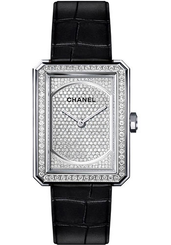 Chanel Watches - Boy-Friend Medium Size - White Gold - Style No: H6674