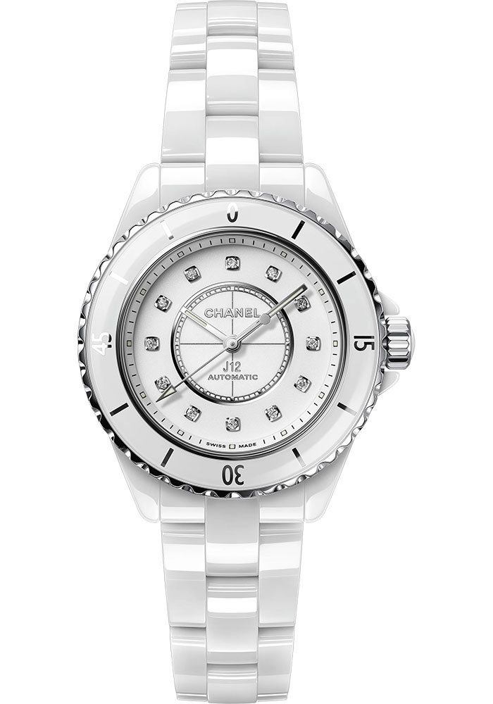 Chanel Watches - J12 White Ceramic 33mm Automatic - Style No: H9741