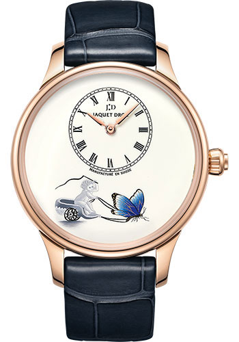 Jaquet Droz Watches - Les Ateliers D'Art Petite Heure Minute Enamel Painting 39mm - Style No: J005013207