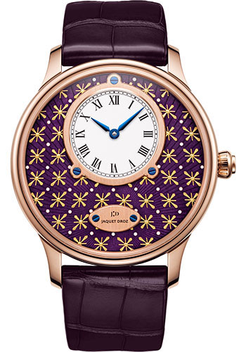 Jaquet Droz Watches - Les Ateliers D'Art Petite Heure Minute Paillonnee - Style No: J005033246