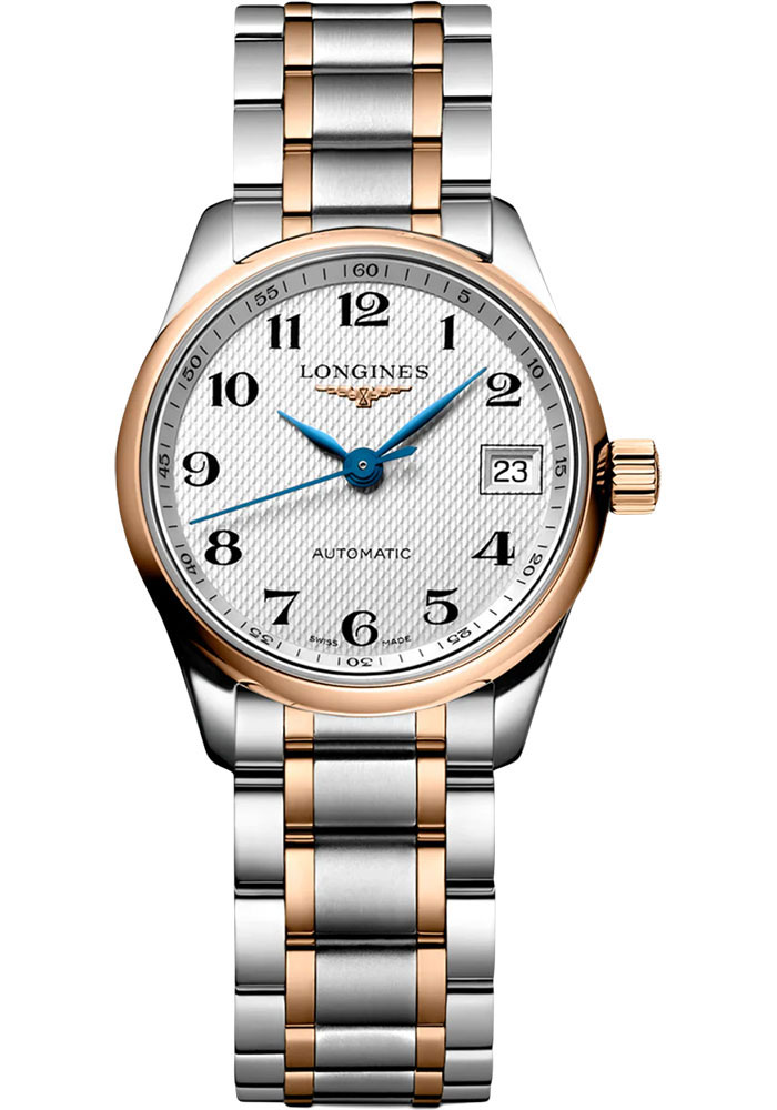 Longines Watches - Master Collection 25.5 mm - Automatic - Steel And Pink Gold - Bracelet - Style No: L2.128.5.79.7