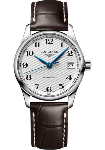 Longines Watches - Master Collection 34 mm - Steel - Alligator Strap - Style No: L2.357.4.78.3