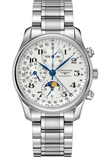 Longines Master Collection (40mm|Moon Phase Chr...raph|Steel|Bracelet)