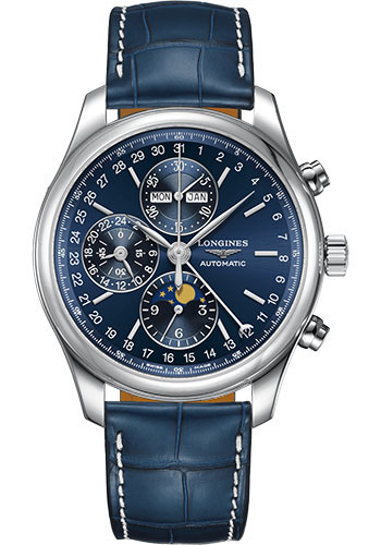 blue longines watch