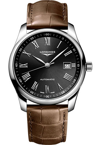 Longines Watches - Master Collection 40 mm - Steel - Alligator Strap - Style No: L2.793.4.59.2