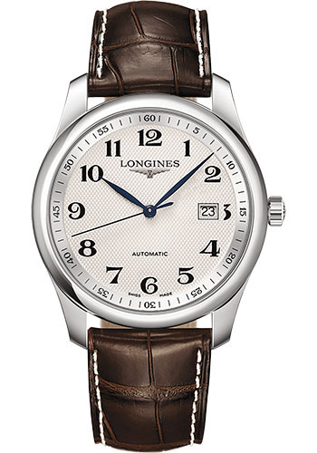 Longines Watches - Master Collection 40 mm - Steel - Alligator Strap - Style No: L2.793.4.78.3