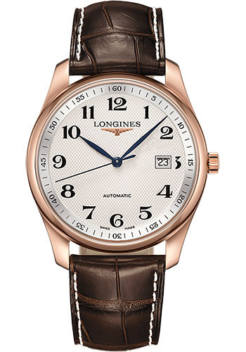 Longines Watches - Master Collection 40 mm - Pink Gold - Alligator Strap - Style No: L2.793.8.78.3