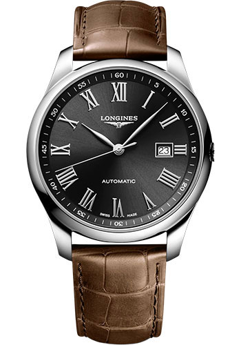 Longines Watches - Master Collection 42 mm - Steel - Alligator Strap - Style No: L2.893.4.59.2