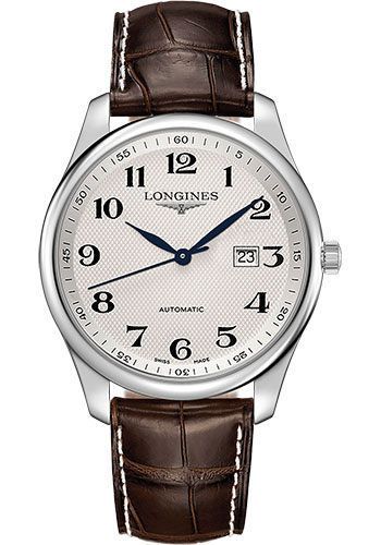 Longines Watches - Master Collection 42 mm - Steel - Alligator Strap - Style No: L2.893.4.78.3