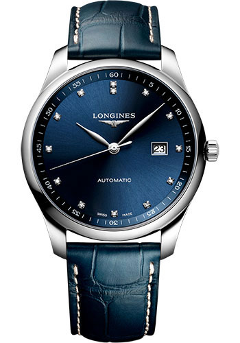 Longines L2.893.4.97.0 Master Collection 42mm Steel Alligator