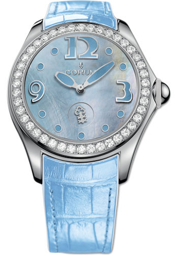 Corum Watches - Bubble 42 mm - Blue Mother-of-Pearl - Style No: L295/03050 - 295.100.47/0011 PN05