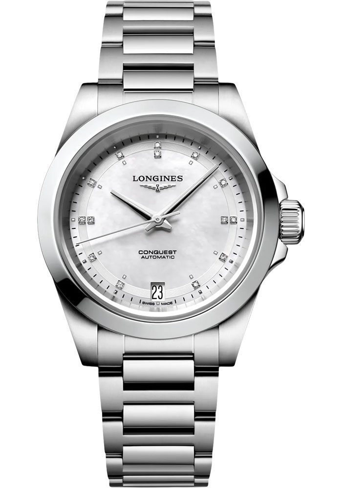 Longines Watches - Conquest 2023 34 mm - Steel - Style No: L3.430.4.87.6