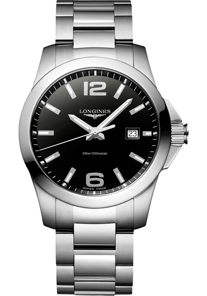 Longines Watches - Conquest 41 mm - Steel - Style No: L3.759.4.58.6