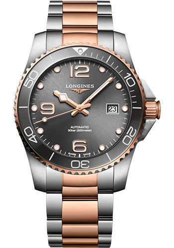 Longines Watches - HydroConquest 41 mm - Automatic - Steel And Ceramic - Bracelet - Style No: L3.781.3.78.7