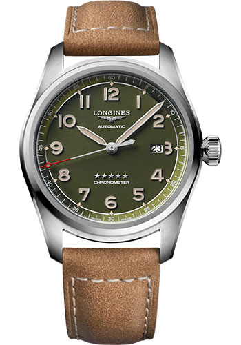 Longines Watches - Spirit 42 mm - Leather Strap - Style No: L3.811.4.03.2