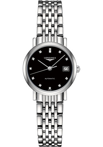 Longines Watches - Elegant Collection 25.5 mm - Steel - Bracelet - Style No: L4.309.4.57.6