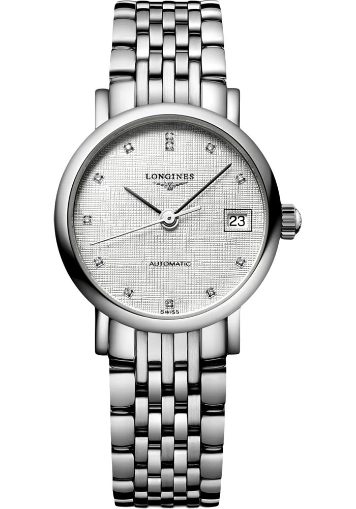 Longines Watches - Elegant Collection 25.5 mm - Steel - Bracelet - Style No: L4.309.4.77.6