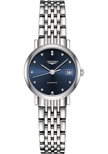 Longines Watches - Elegant Collection 25.5 mm - Steel - Bracelet - Style No: L4.309.4.97.6