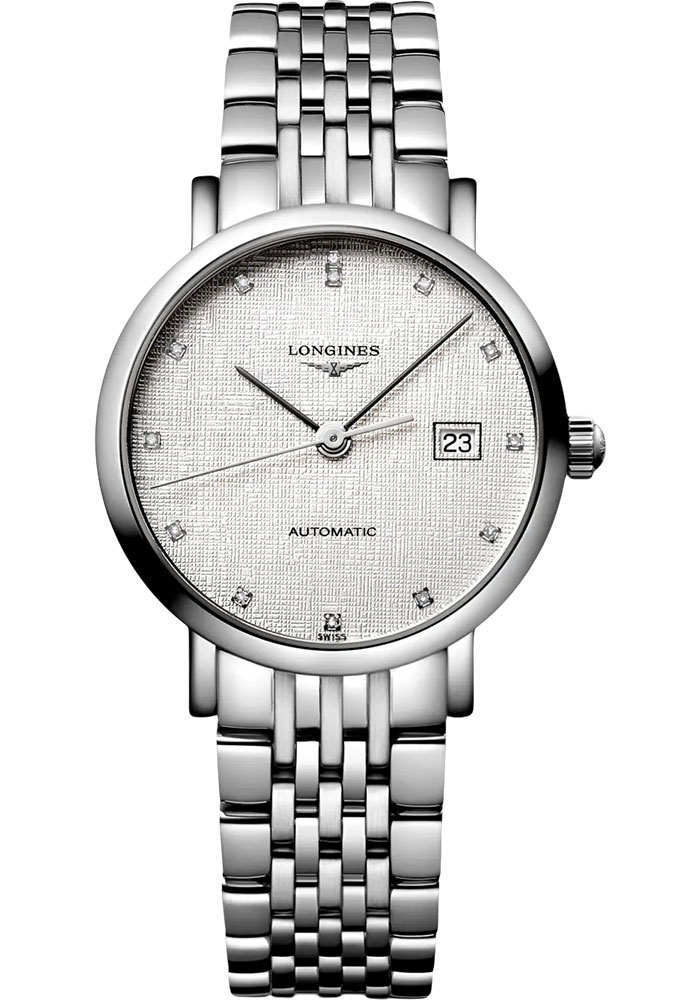 Longines Watches - Elegant Collection 29 mm - Steel - Bracelet - Style No: L4.310.4.77.6