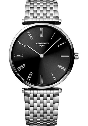 Longines Watches - La Grande Classique de Longines 38 mm - Quartz - Steel - Bracelet - Style No: L4.866.4.51.6