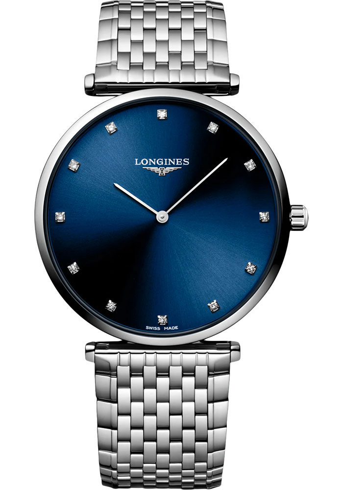 Longines Watches - La Grande Classique de Longines 38 mm - Quartz - Steel - Bracelet - Style No: L4.866.4.97.6