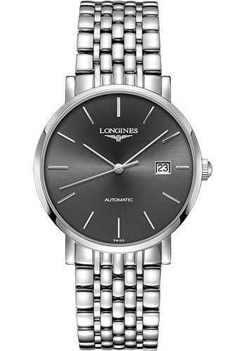 Longines Watches - Elegant Collection 39 mm - Steel - Bracelet - Style No: L4.910.4.72.6