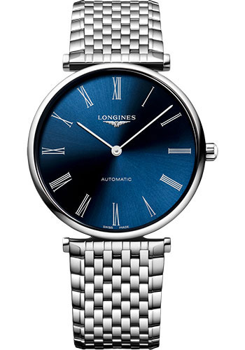 Longines Watches - La Grande Classique de Longines 38 mm - Automatic - Steel - Bracelet - Style No: L4.918.4.94.6