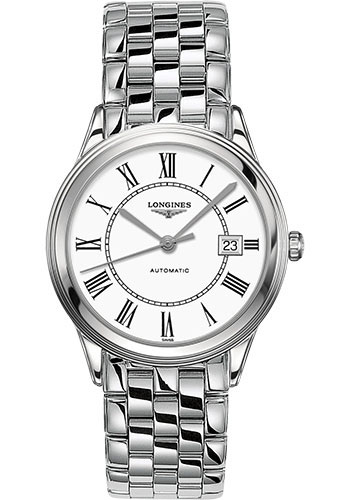 Longines Watches - Flagship 38.5 mm - Steel - Bracelet - Style No: L4.974.4.21.6