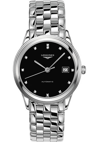 Longines Watches - Flagship 38.5 mm - Steel - Bracelet - Style No: L4.974.4.57.6