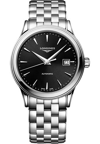 Longines Watches - Flagship 40 mm - Steel - Bracelet - Style No: L4.984.4.59.6