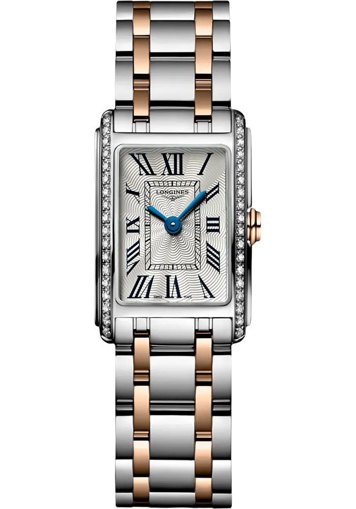 Longines Watches - DolceVita 17.70 X 27 mm - Quartz - Steel With Diamonds - Bracelet - Style No: L5.258.5.79.7