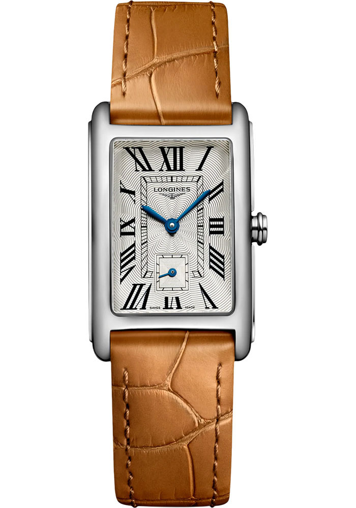 Longines Watches - DolceVita 23.30 X 37 mm - Quartz - Steel - Alligator Strap - Style No: L5.512.4.71.4