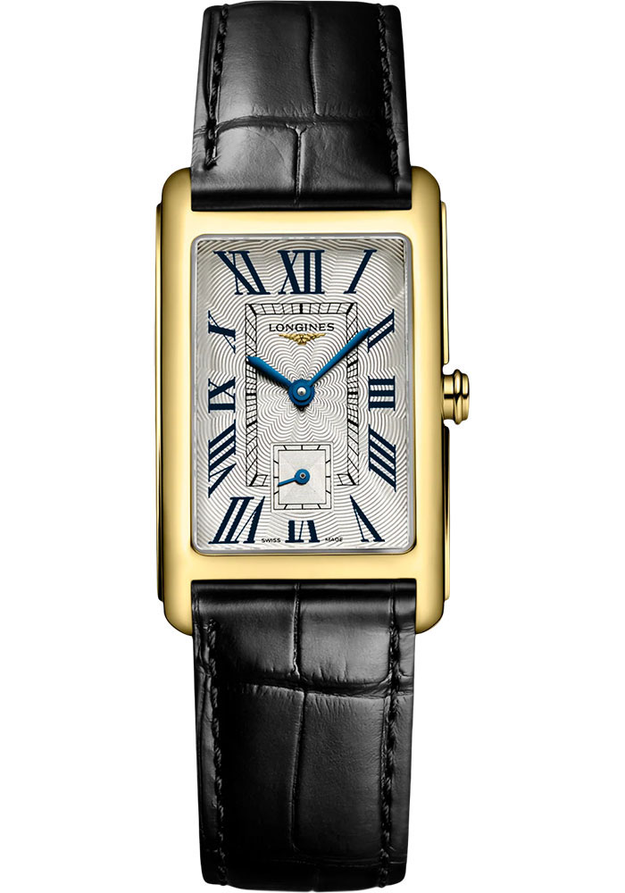 Longines Watches - DolceVita 23.00 X 37 mm - Quartz - Yellow Gold - Alligator Strap - Style No: L5.512.6.71.0