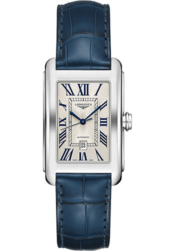 Longines Watches - DolceVita 27.70 X 43.8 mm - Automatic - Steel - Alligator Strap - Style No: L5.757.4.71.9