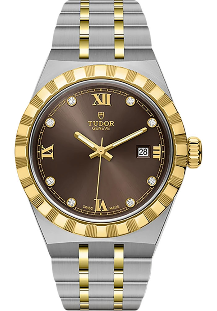 Tudor Watches - Royal 28 mm - Steel and Gold - Bracelet - Style No: M28303-0009