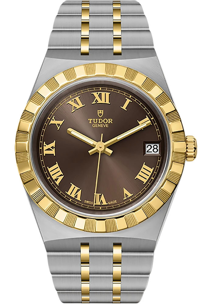 Tudor Watches - Royal 34 mm - Steel and Gold - Bracelet - Style No: M28403-0008