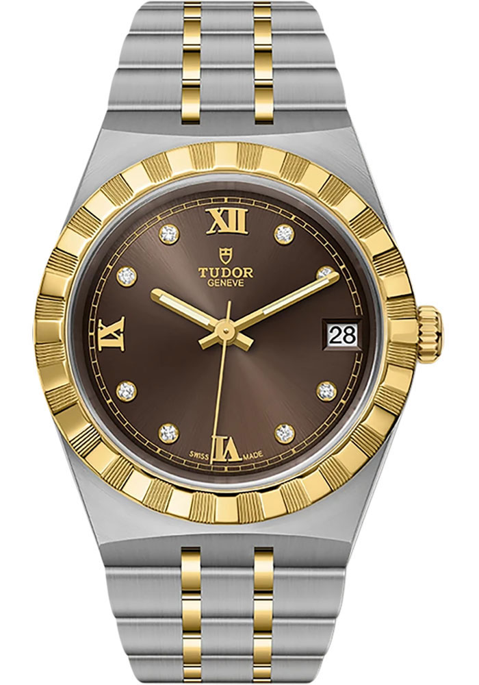 Tudor Watches - Royal 34 mm - Steel and Gold - Bracelet - Style No: M28403-0009