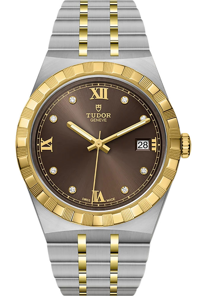 Tudor Watches - Royal 38 mm - Steel and Gold - Bracelet - Style No: M28503-0008