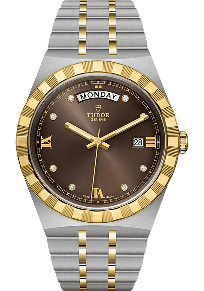 Tudor Watches - Royal 41 mm - Steel and Gold - Bracelet - Style No: M28603-0008