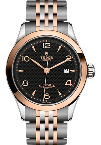 Tudor Watches - 1926 28 mm - Steel and Pink Gold - Style No: M91351-0003