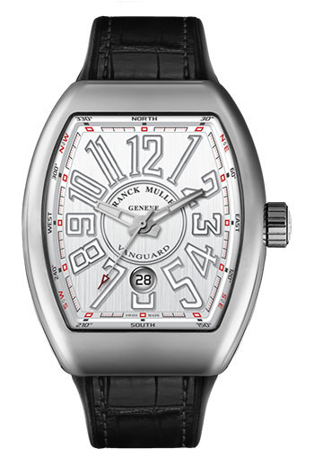 Franck Muller Watches - Vanguard Automatic - V 45 - Stainless Steel - Style No: V 45 SC DT AC White Black