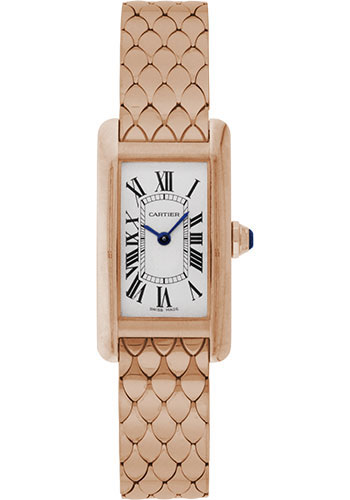 Cartier Tank Americaine Small - Pink Gold Watches