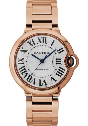 cartier pink gold watch price