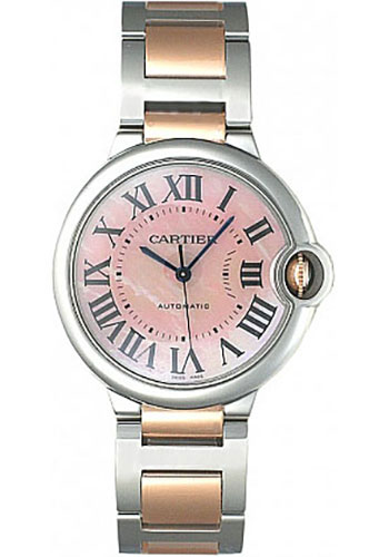 cartier watch pink dial